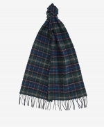 Tartan Lambswool Scarf - Green Loch